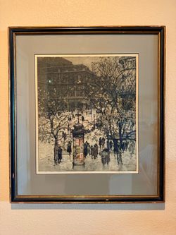 Vienna Opera House Plaza painting by LUIGI KASIMIR