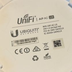 Ubiquiti UniFi AP AC LR Access Points + PoE Injectors (4 Units) – Good Condition