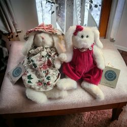 Boyds Plush Ashley Rabbit/Boyd's Bears Bunny Julip O'Harea Rabbit Plush
