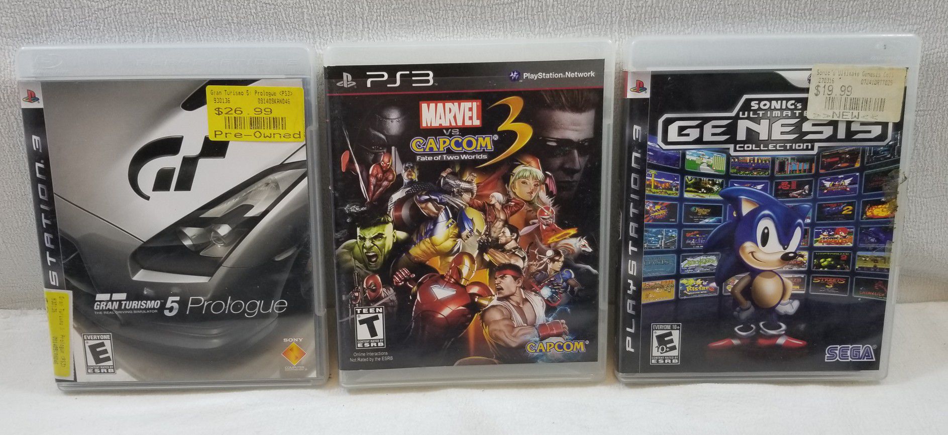 ($20 FIRM) PLAYSTATION 3 GAMES