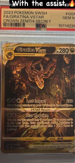 Pokemon psa 10 giratina
