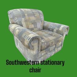 Southwestern Accent Living Room Chair 🪑 Brown 
