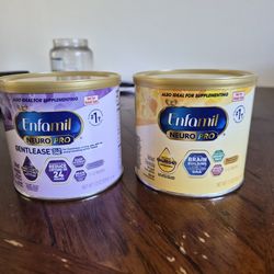 Enfamil formula 7.2oz cans
