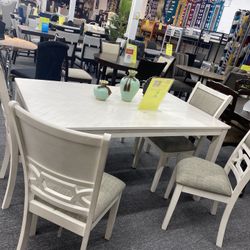 6 Pc Dinning Table $599 