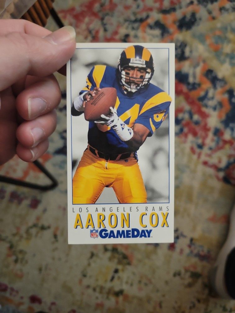 Aaron Cox [Gameday] Football Card #415