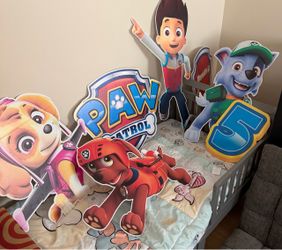 PAW PATROL PARTY DECORATIONS – LARGE CHARACTER CUTOUTS