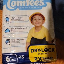 COMFEES DIAPERS  Size 6 