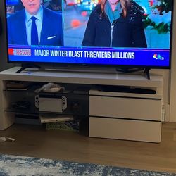 White TV Stand