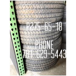 Used Tire For Sale 275/65/18 $250 All Four installed