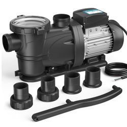InAbove Ground Self Priming Pool Pump with Timer 2HP 8120 GPH 220V