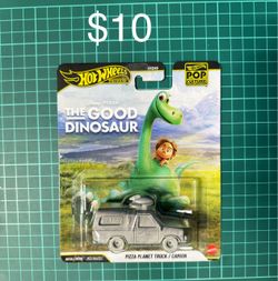 Hot wheels premium the good dinosaur pizza planet truck