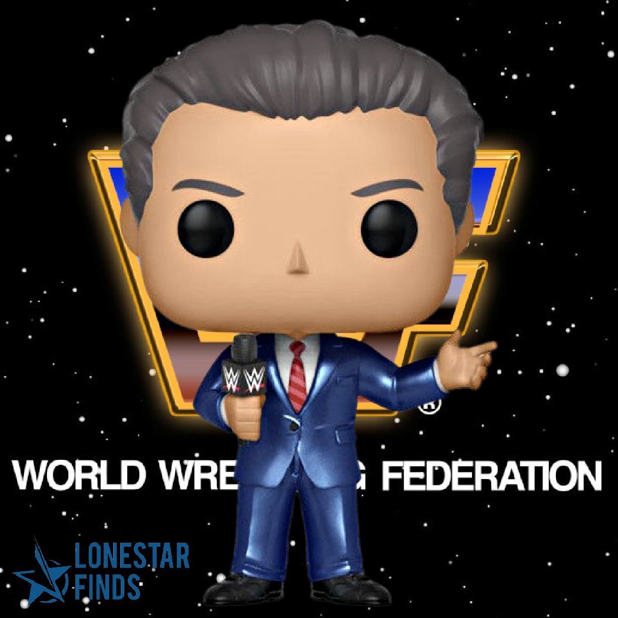 Funko POP! WWE 80’s Mr Vince McMahon as Announcer Collectible Toy Figure!