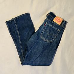 LEVI’s 513 Blue 32x32 Denim Jeans - Red Lowercase Tab - Regular Fit