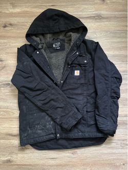 Black Carhartt Active Jacket, Size Medium