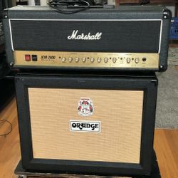 Marshall DSL 100 + Orange Cab