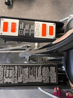 Rowing or Ski Exercise Machine with Console