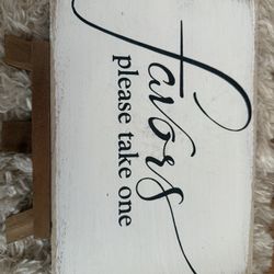 Favor Sign