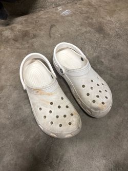 Size 12 white crocs
