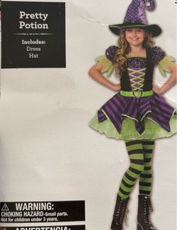 Witch costume size 6-6x