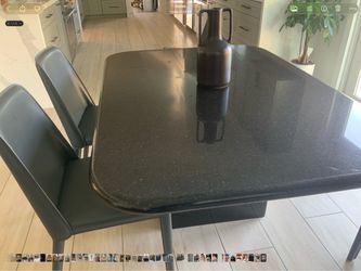 Granite table black