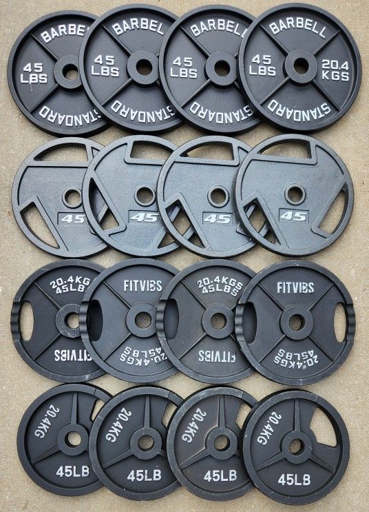 Olympic Iron Weight Plates 45s