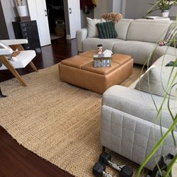 9x12” Jute Area Rug