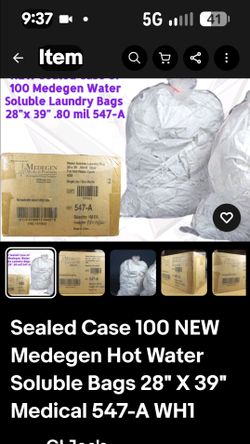 Large water soluble bags