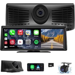 8.1" Portable Touchscreen Car Stereo with CarPlay & Android Auto