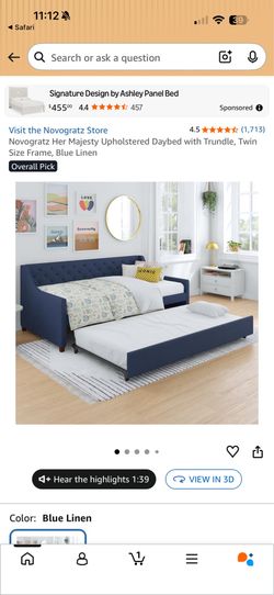 Her Majesty Daybed and Trundle with Twin Mattresses