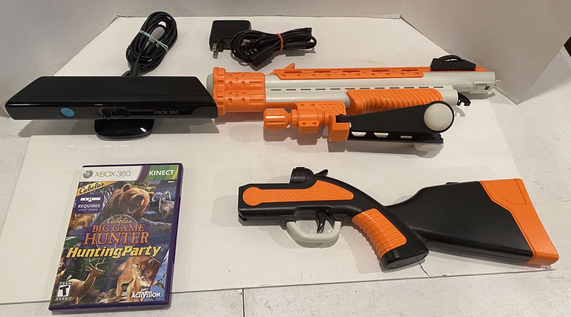 Xbox 360 Cabela’s Big Game Hunter Hunting Party Controller With Kinect & Game Tested