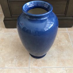 Beautiful Lathe Blue Vase