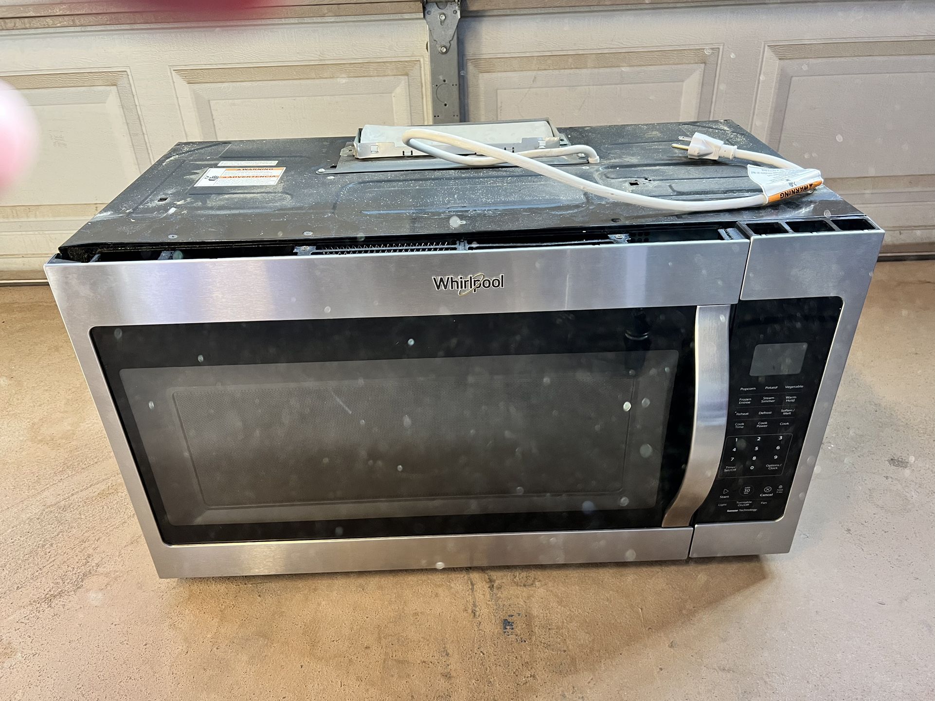 Whirlpool Wall Mount Over Oven Microwave