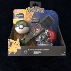  Clip 'N' Carry Pokeball Belt With Nest Ball 