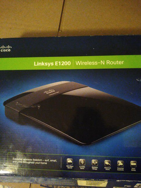 Router New In Box! Linksays E1200 