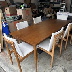 Holfred Extension Dining Table, 8 Chairs, Sideboard