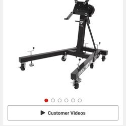 DAYTONA 1500 lb. Capacity Gear-Driven Rotating Engine Stand