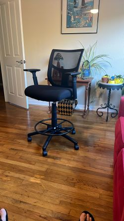 Luxor Sit to Stand Drafting Chair/Task Stool