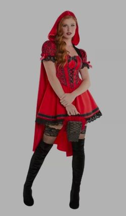 Womens little red riding hood costume