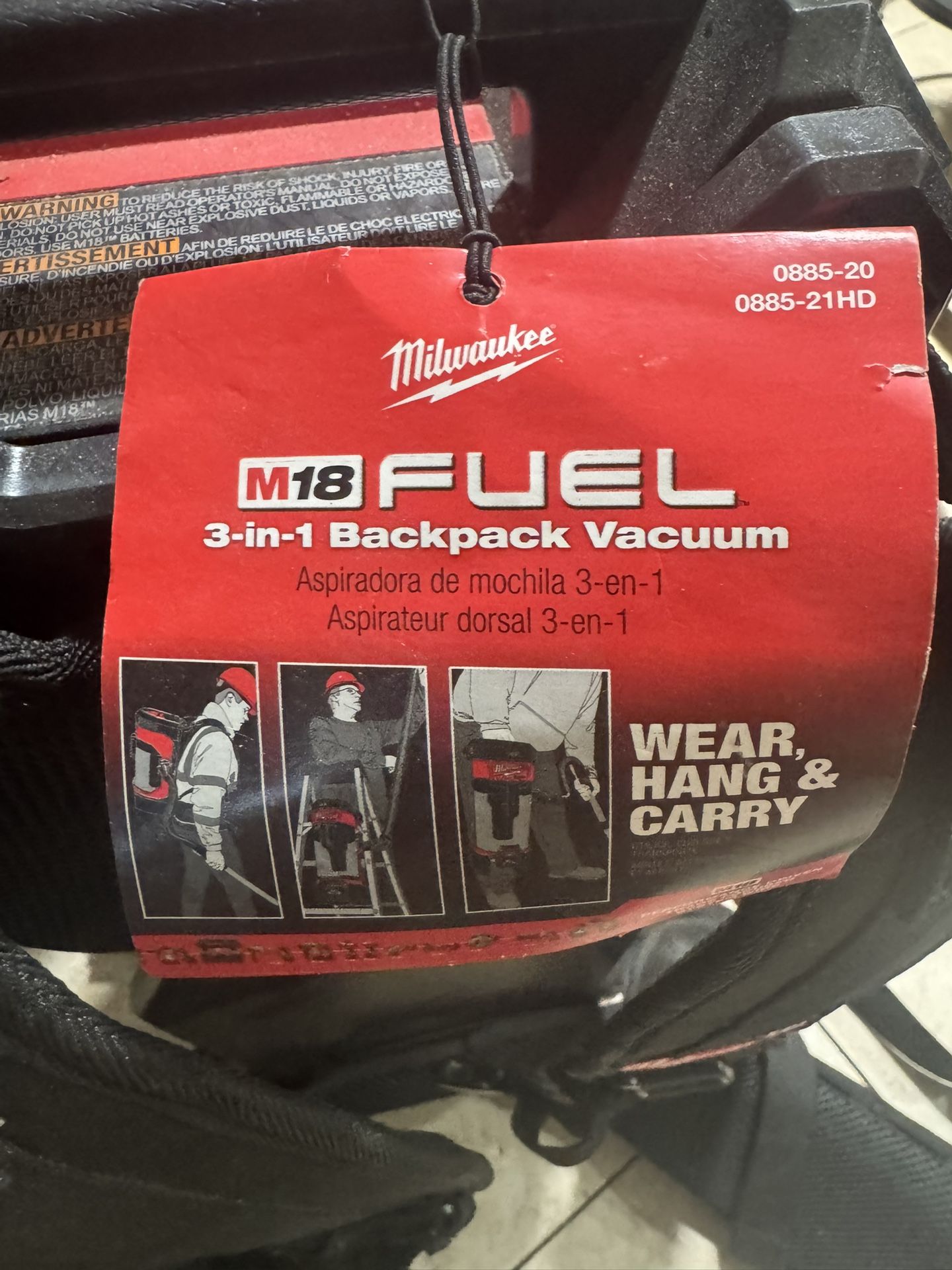 Backpack Vacuum