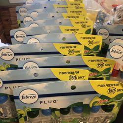 Febreze Plug Refills.  Gain. 3ct Packs.  