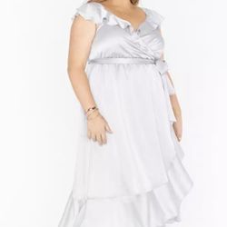 Samantha Ruffle Wrap Dress NWT