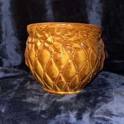 MCM MCCOY POTTERY Flower Pot Drip Glaze