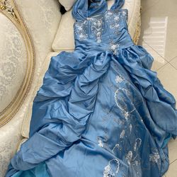 Blue Quinceanera Dress