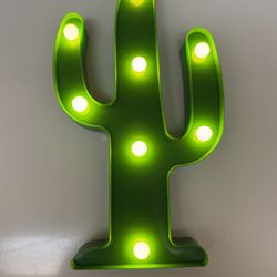 Cactus Marquee W/ Brand New Battery