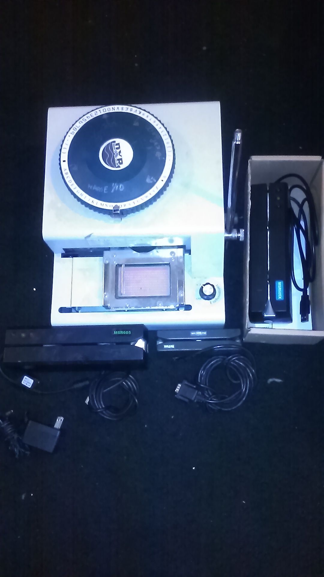 Embosser and ms605 reader writer