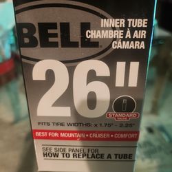 Bell Bicycle Inner Tube 26" X 1.75 2.25 Mountain Comfort Cruiser Standard Valve!