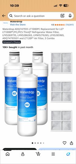 Waterdrop ADQ747935 LT1000PC