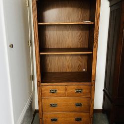 Shelving Unit With Drawers  