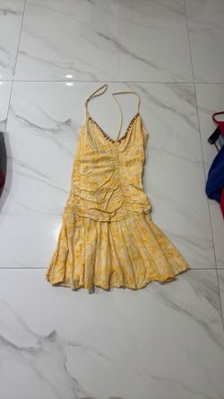 Zara yellow dress size L