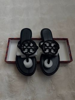 Tory Burch Miller Crystal Embellished Sandals